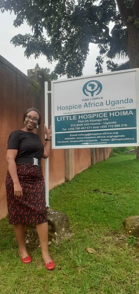Ifeoma Nehemiah during clinical placement in Uganda